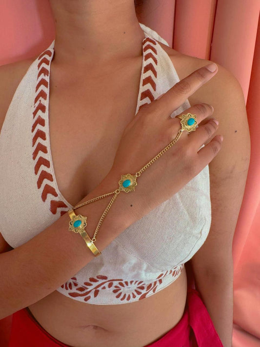 Serenity Turquoise Hathphool