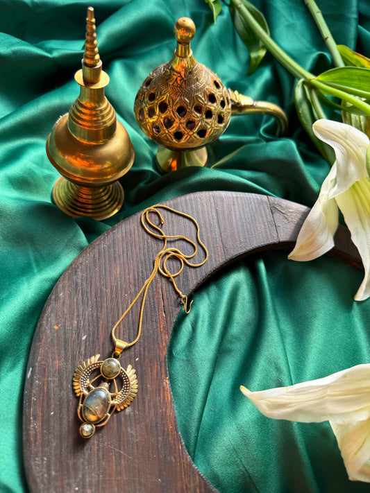 Scarab Pendant with chain