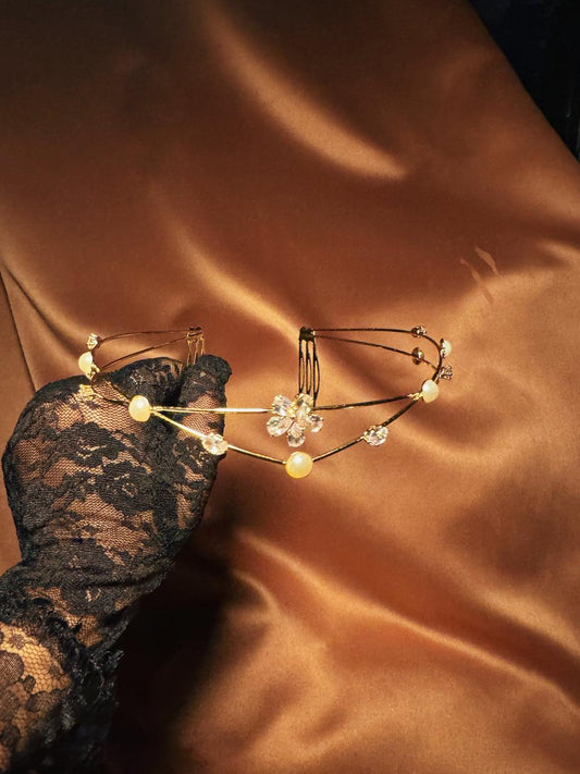 Ceraphine Crystal Hair Crown