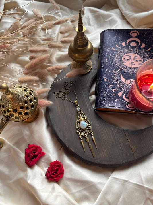 Lunara Mystic Triangle Necklace