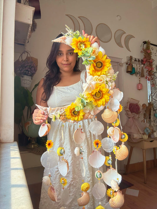 Sunflower Vegan Flora Dreamcatcher