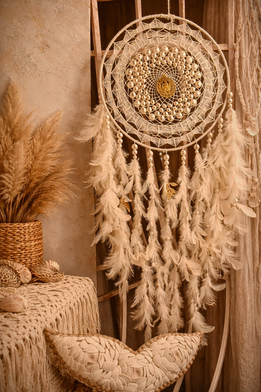 White Love Dreamcatcher