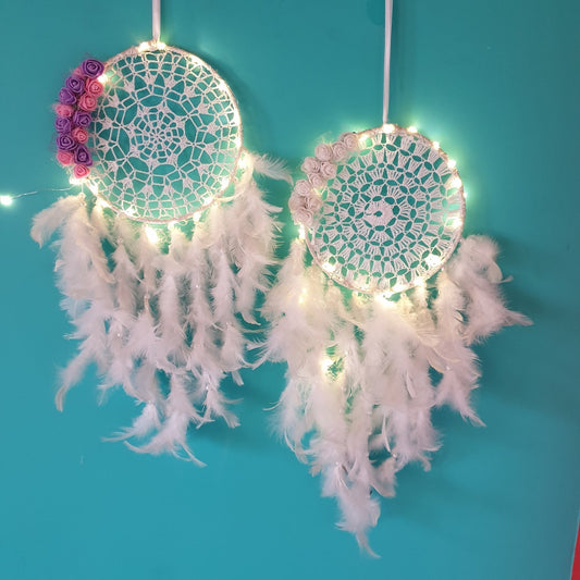 Crochet White Dreamcatcher