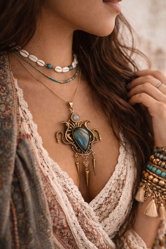 Vasuki Serpent Pendant With Chain