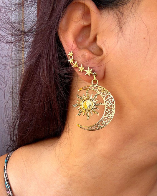 Celestial Harmony SlipOn Earrings