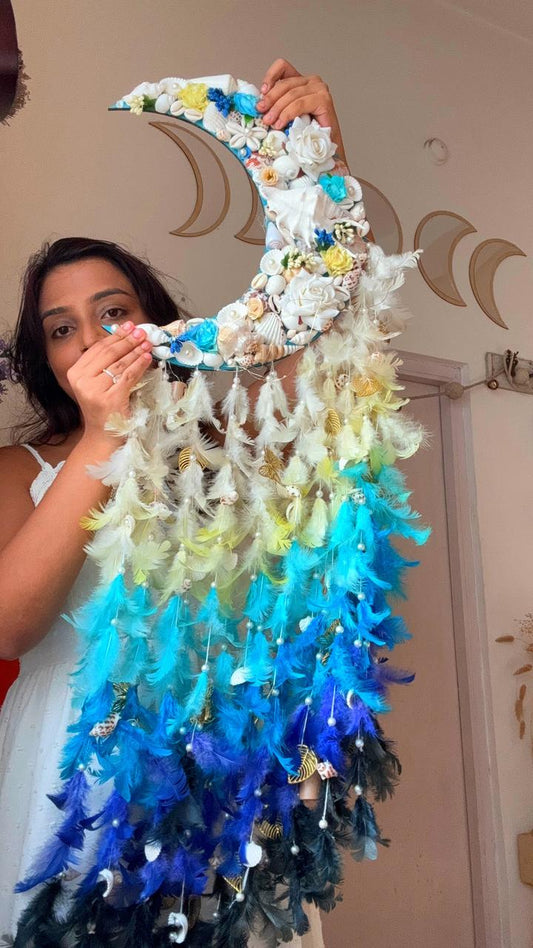 Van Gogh Moon Flora Dreamcatcher