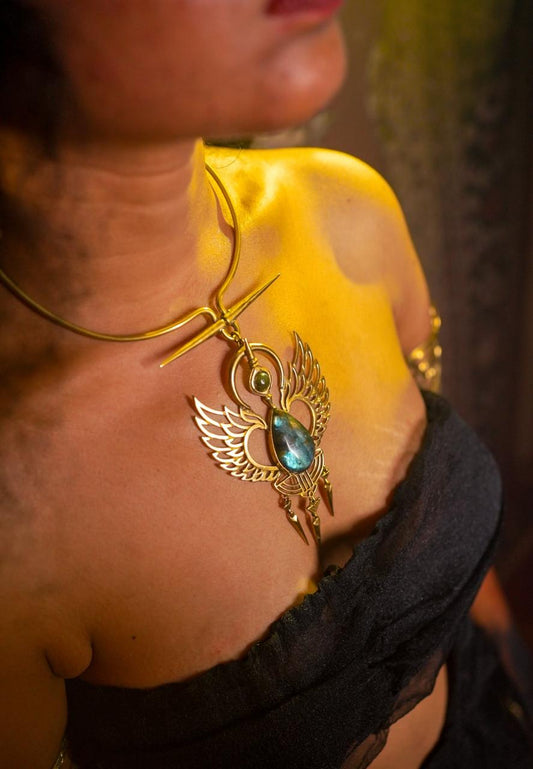 Wings of the Aurora Necklace