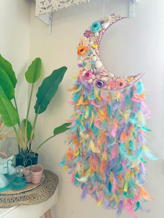 Unicorn Moon Flora Dreamcatcher