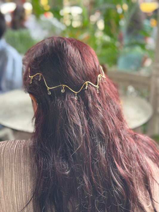 Sparkling Wave Hair Crown