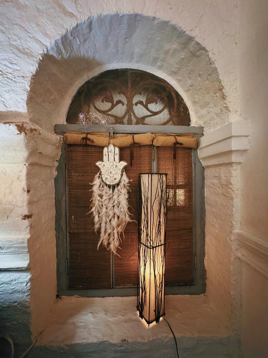 Hamsa White Dreamcatcher