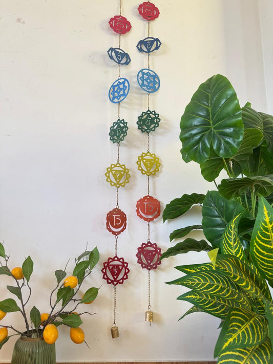 Life Chakras Brass Bell Hanging