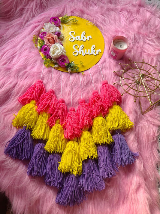 Sabr Sukr Tasseled Dreamcatcher