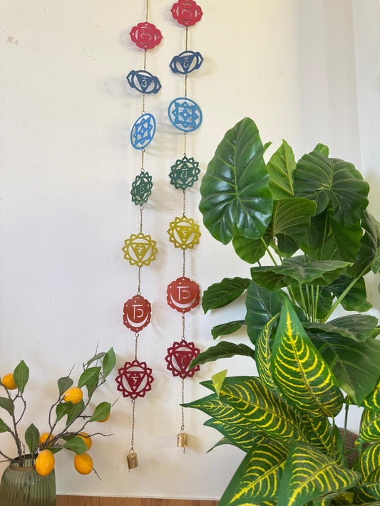 Life Chakras Brass Bell Hanging