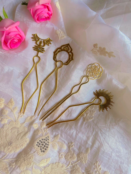 Flower of Life Hair Stick