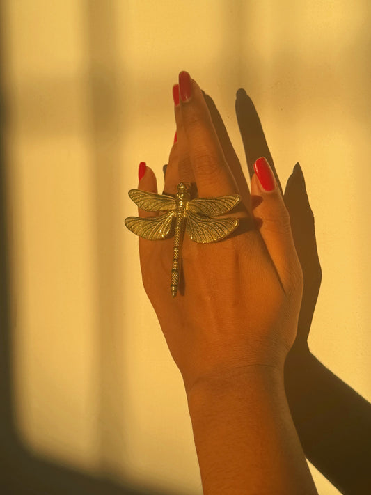 Dragonfly Chunky Ring