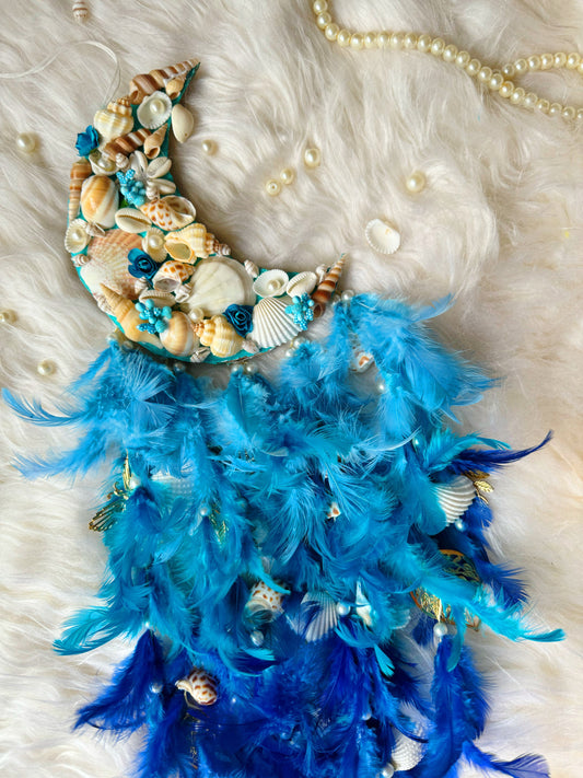Mini Blue Moon Flora Dreamcatcher