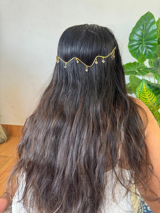 Sparkling Wave Hair Crown