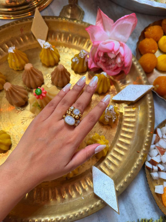 Moonstone Majesty Ring