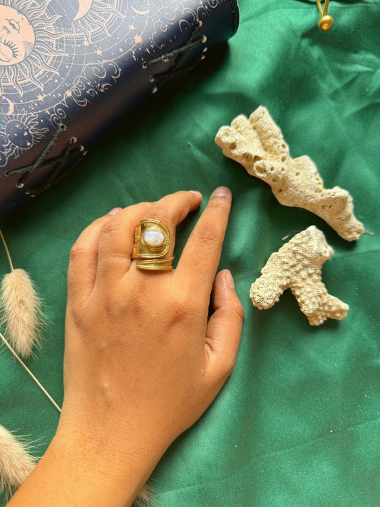 Wrap Moonstone Ring