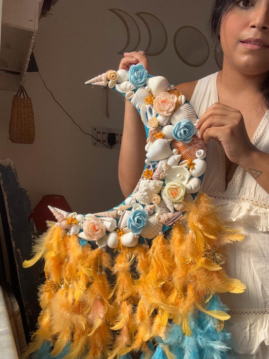 Mermaid Moon Flora Dreamcatcher