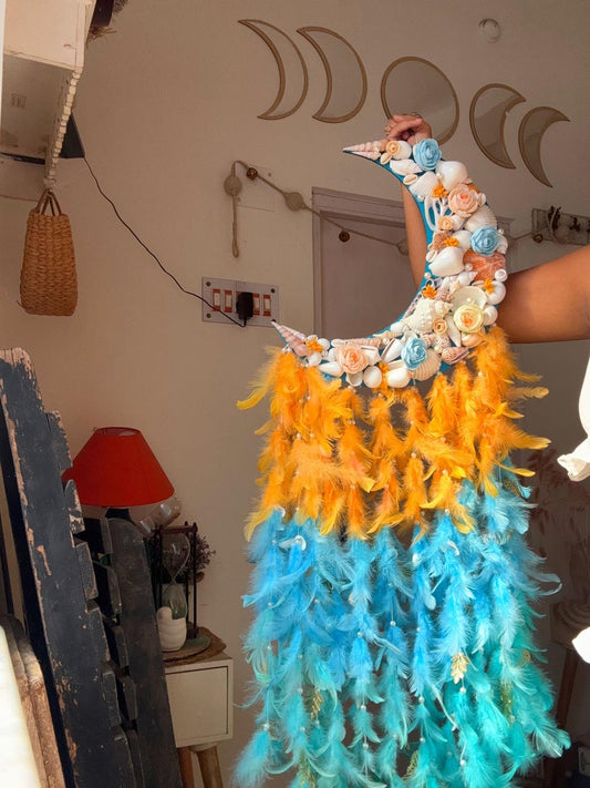 Mermaid Moon Flora Dreamcatcher