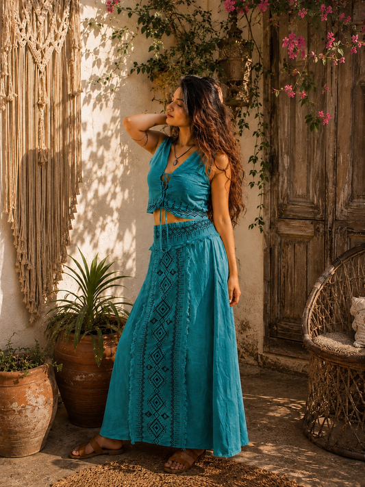 Gypsy Teal Co-ord Set