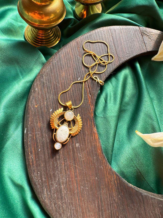 Scarab Pendant with chain