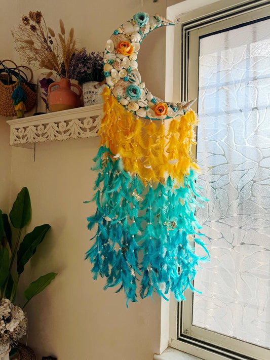 Maldives Moon Flora Dreamcatcher