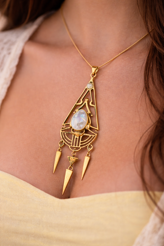 Lunara Mystic Triangle Necklace