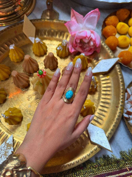 Turquoise Chunky Ring