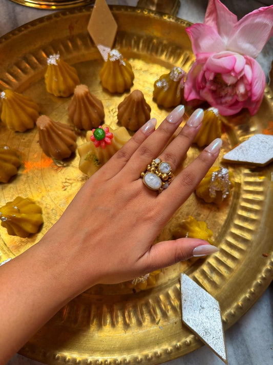 Moonstone Majesty Ring