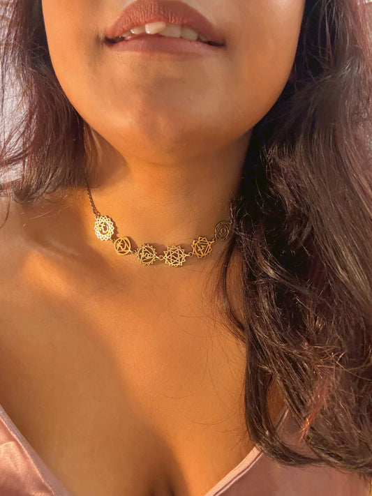 Life Chakras Choker