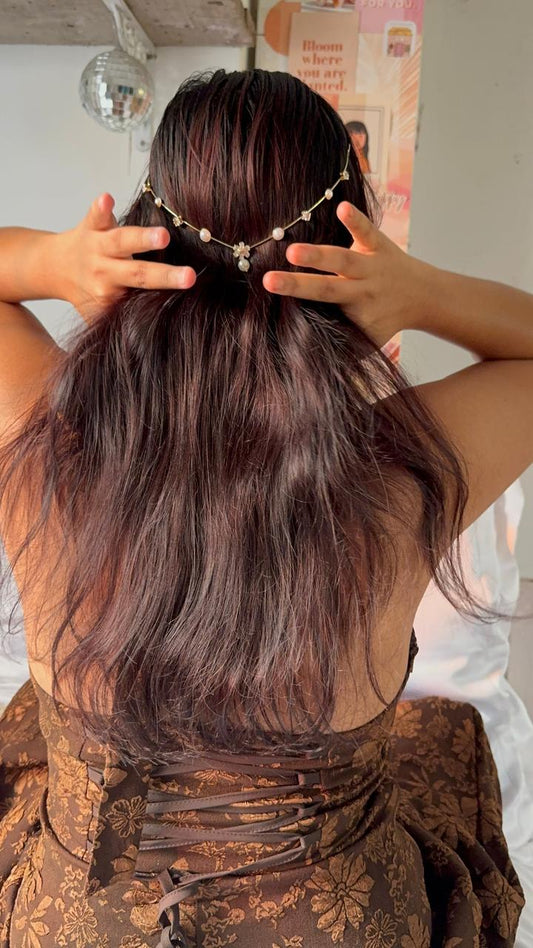 Vireya Crystal Hair Crown