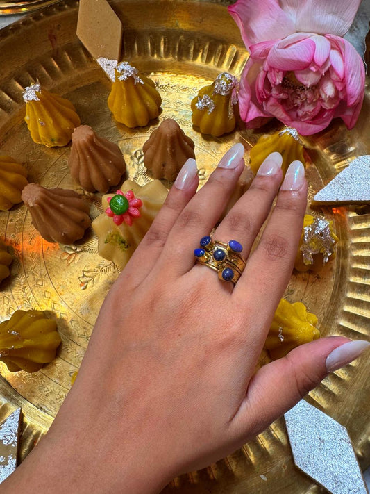 Lapis Stackable Ring