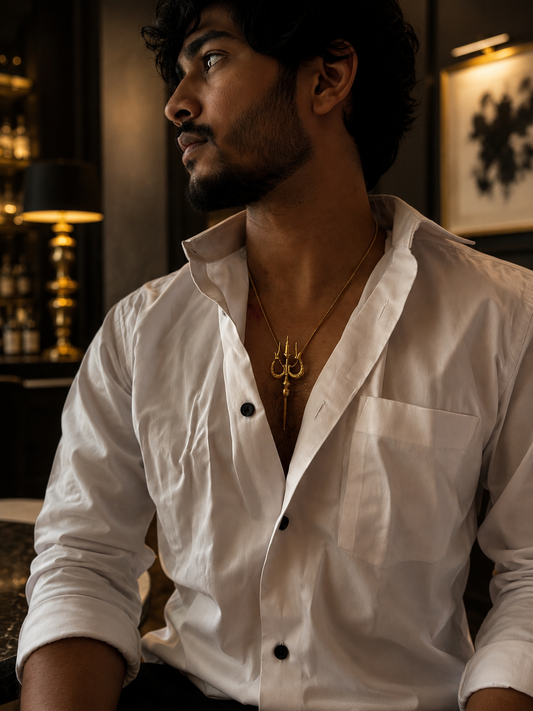 Trident Pendant with chain