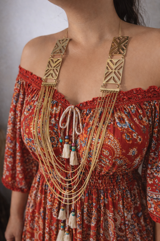 Radiant Geometric Necklace