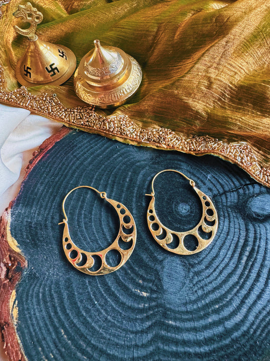 Phase Of Moon Earrings