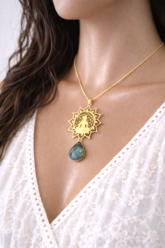 Mystic Buddha Mandala Necklace
