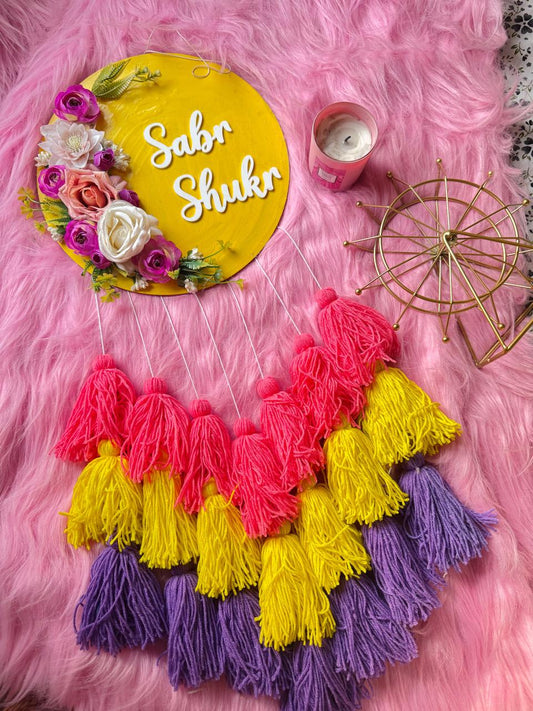 Sabr Sukr Tasseled Dreamcatcher