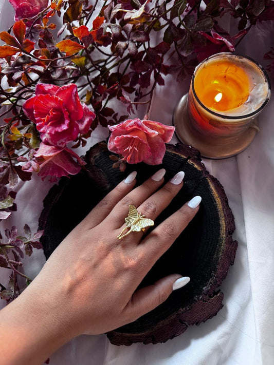 Gilded Metamorphosis Ring