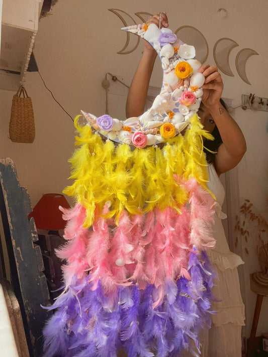 Rapunzel Moon Flora Dreamcatcher