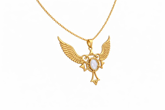 Celestia Guardian Wing Necklace