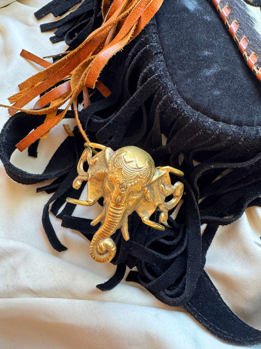 Ganesh Brass Hand Cuff