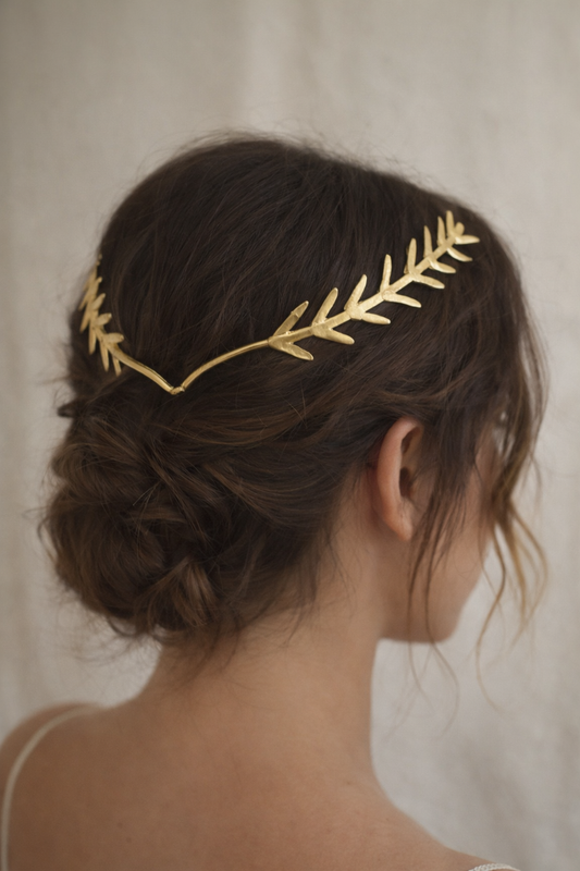 Vee With Fern Hair Crown