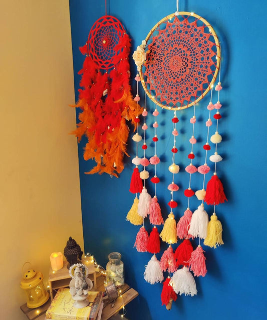Bubblegum Red Dreamcatcher