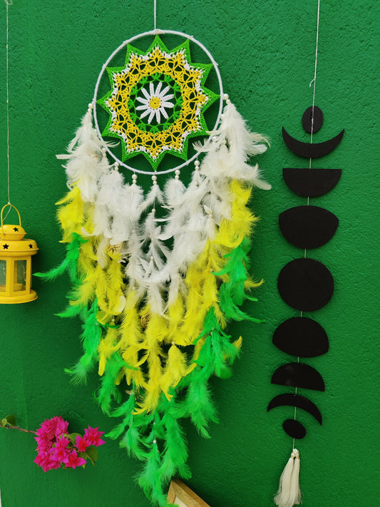 Sunshine Crochet Dreamcatcher