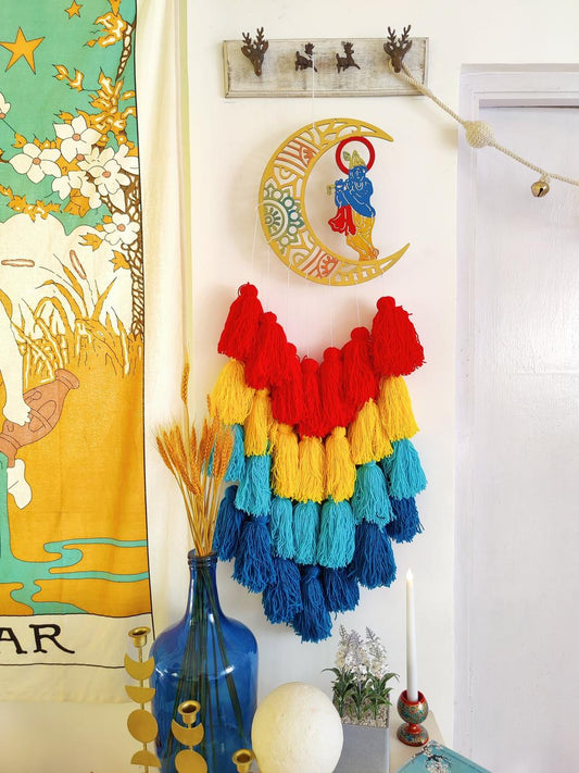Divine Krishna Tassle Dreamcatcher