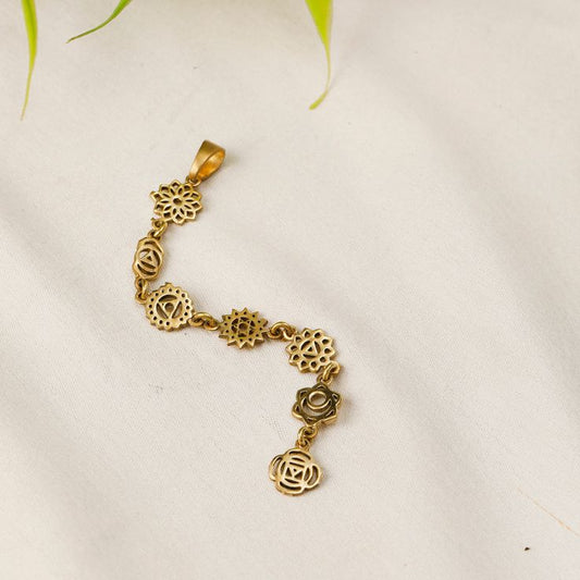 Mini Chakra Pendant With Chain