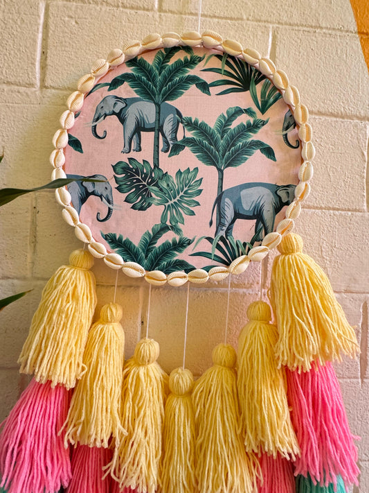 Jungle World Tasseled Dreamcatcher