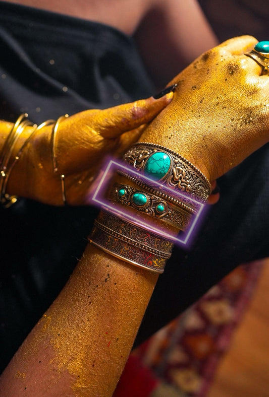 Tibetan Turquoise Kada